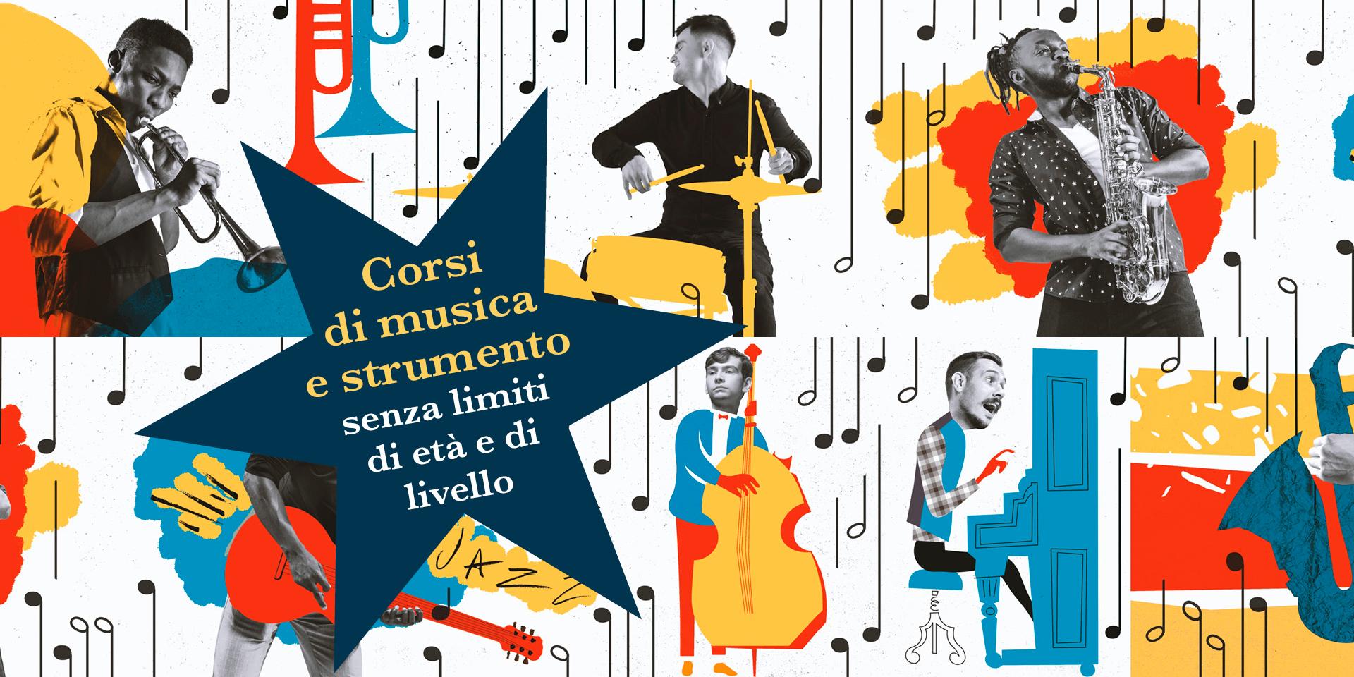 Corsi di musica e strumento senza liniti di età e di livello